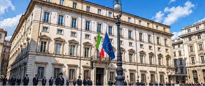 Palazzo Chigi, sede del Governo italiano